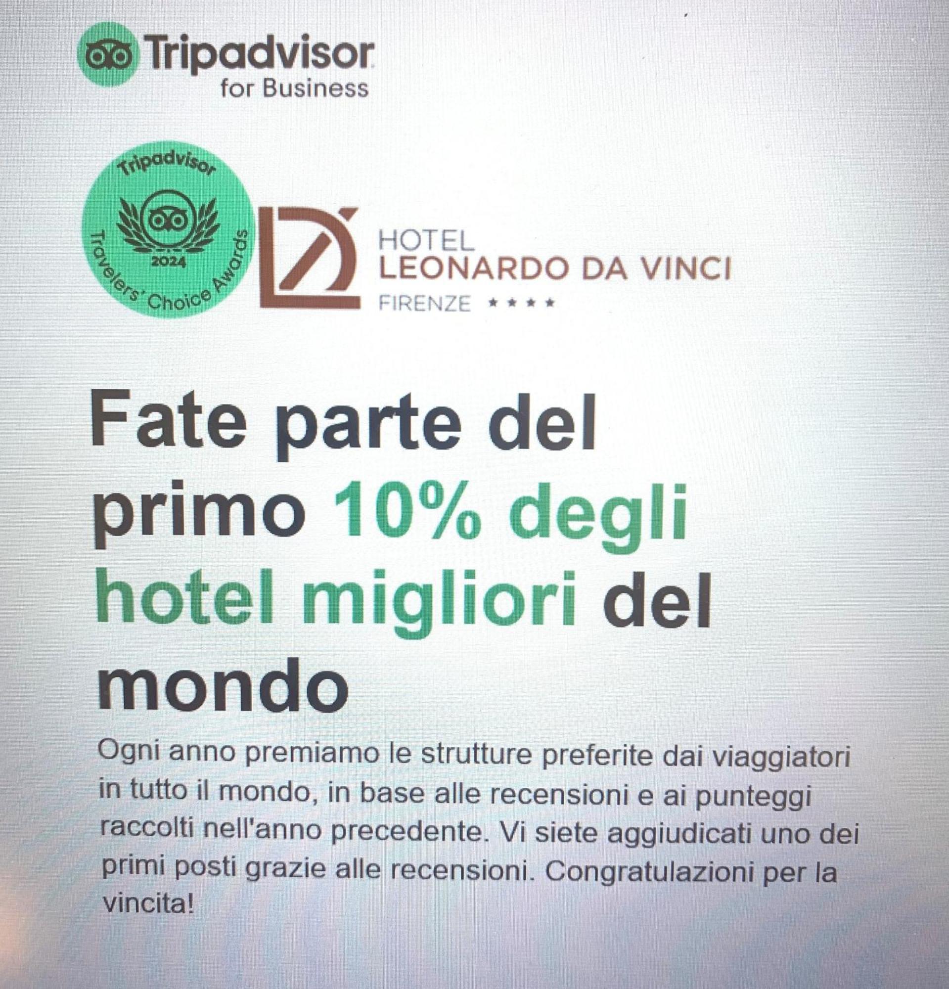 Hotel Leonardo Da Vinci Firenze Bagian luar foto